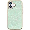 Glass Shell Case for iPhone 16 (mint) ユニケース