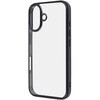 iPhone 16 Like standard 衝撃吸収 バンパー メタリック ハイブリッドケース / ブラック レイ・アウト