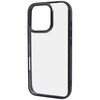 iPhone 16 Pro Like standard 衝撃吸収 バンパー メタリック ハイブリッドケース / ブラック レイ・アウト