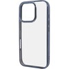 iPhone 16 Pro Like standard 衝撃吸収 バンパー メタリック ハイブリッドケース / ライトブルー レイ・アウト