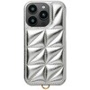 Triangle Puffy Case for iPhone 16 Pro (silver) ユニケース