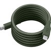スパイラルケーブル CtoL 1m モスグリーン CIO