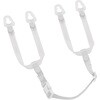 ヘルメット用あご耳紐セット ビニール クリア タジマツール(TJMデザイン)
