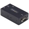 シリアル変換デバイスサーバー/1ポート/RS-232C - イーサネット接続/メタル筐体/壁面 DINレールマウント/DB9 ネットワーク変換アダプター StarTech.com