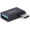USB-C - USB-A変換アダプター/USB 3.2/5Gbps/Type-C L型 to Type-A/3A/オス・メス/アルミニウム合金製/変換コネクター StarTech.com