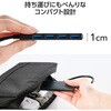 U3H-H042BK/E USBハブ USB3.2(Gen1) 5Gbps 4ポート バスパワー コンパクト 薄型 ケーブル長 15cm 持ち運び 高速転送 エレコム 13137315