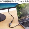 AD-CHDMIQSSV 変換アダプター (USB Type-C to HDMI) ミラーリング マルチディスプレイ対応 4K 60Hz 断線に強い 高耐久 エレコム 13157736