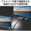 AD-CHDMIQSSV 変換アダプター (USB Type-C to HDMI) ミラーリング マルチディスプレイ対応 4K 60Hz 断線に強い 高耐久 エレコム 13157736