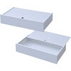 フタ付き ベッド下 収納ボックス YAMAZEN(山善)
