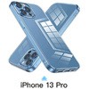 iPhone クリアケース カバー 強化ガラス背面 光沢・黄ばみ防止・耐衝撃タイプ (iPhone 13 Pro 対応) トライメイト
