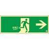 高輝度蓄光避難誘導標識(C級認定品) 日本緑十字社