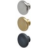 GALLUP(ギャラップ) Brass Productsフラットトップ ドロアー ノブ MEDIUM 4個セット #Silver 7505-67 Brass Products(ブラス・プロダクツ)