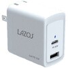 窒化ガリウムAC充電器 2口 C PD +Aポート L-AC-Gシリーズ Lazos