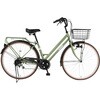 防災サイクル 27型 6段変速付 ノンパンク シティサイクル 【完成組立品】 東部
