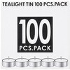 ティーライトティン100個入 カメヤマ