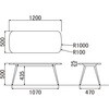 CTP-1250(M14)SBU e[uCTP^Cv(r[AEWXy[X) W1200~D500~H500 ACR 13919967