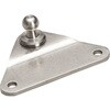 ステンレス鋼製ブラケット ボールスタッド用 BA01-K10-AISI316L BA01-K10-AISI316L LAMP(スガツネ)
