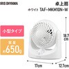 TAF-MKM10N-W 卓上扇マカロンミニ 固定式 アイリスオーヤマ 14143459