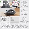 M-SH30BBSKWH Bluetooth マウス 静音 ワイヤレス 7ボタン チルトホイール付 エルゴノミクス 抗菌 Mサイズ エレコム 14163427
