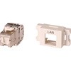 モジュラージャック JISプレート用アダプタセットRJ45 カテゴリ6A コーニング