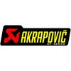 耐熱サイレンサー ステッカー 180X53mm P-HST1ALSP AKRAPOVIC (アクラポビッチ)