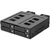 SilverStone HDD増設ベイ シングル5.25 デバイスベイから4つのU.2 (SFF-8639) SSDへのアダプタケージ SST-FS204-US SILVER STONE(シルバーストーン)