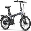 AIR-20-PRO-TC-GY 防災サイクル 20型 自動2段変速機能付き折りたたみ電動アシスト自転車 ノンパンク仕様 【組立整備済み】 ADO(A DECE OASIS) 14563958