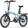 AIR-20-PRO-TC-BL 防災サイクル 20型 自動2段変速機能付き折りたたみ電動アシスト自転車 ノンパンク仕様 【組立整備済み】 ADO(A DECE OASIS) 14563967