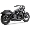 1810-2023 ShortShots Staggered �V���[�g�V���b�g�X�^�b�K�[�h �u���b�N �}�t���[ 1810-2023 Vance&Hines 14585430