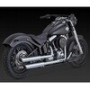 TwinSlash PCX 3in Slip-on ツインスラッシュ 3インチ スリップオン クローム マフラー 16341 Vance&Hines
