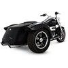 TwinSlash Round ツインスラッシュ ラウンド スリップオン クローム マフラー 1801-1232 Vance&Hines