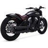 TwinSlash PCX 3in Slip-on ツインスラッシュ 3インチ スリップオン ブラック マフラー 1801-1533 Vance&Hines