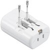 HPM82AWH 海外用マルチ変換プラグUSB付2A 白 YAZAWA(ヤザワコーポレーション) 14724407