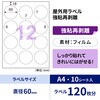 KLPH3020S 屋外用ラベル A4 強粘再剥離 ヒサゴ 14724730