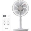 扇風機 DCモーター 上下左右自動首振り フルリモコン 静音 省エネ 風量8段階 温度設定 YAMAZEN(山善)