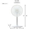 YME-T30(W) 扇風機 風量3段階 押しボタン 左右首振り 切タイマー 静音 YAMAZEN(山善) 14914265