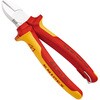 絶縁斜ニッパー (落下防止リング付き) KNIPEX(クニペックス)