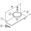 どこでも手洗 木製カウンター INAX(LIXIL)