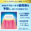 - クリニカPRO plus 歯周バリア 薬用ハミガキ ナチュラルグリーンミント LION(ライオン) 15123005