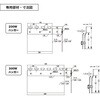 PT-FP 【オーダー】のれん式ビニールカーテン リブ付き帯電防止防炎 (2mm厚) 200W ビニプロ 15161417