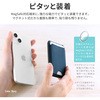 LN-CH02BK MagSafe対応 カードホルダー「MAGRISE」 大容量タイプ スタンド機能 LEPLUS NEXT 15474097