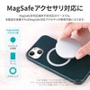 LN-MGS01SV MagSafe対応 マグネットシール 「MAGNET SEAL」 シルバー LEPLUS NEXT 15474149