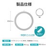 LN-MGS01SV MagSafe対応 マグネットシール 「MAGNET SEAL」 シルバー LEPLUS NEXT 15474149