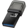 USBメモリ USB3.2(Gen1)/3.1(Gen1)/3.0/2.0 2in1 【 Type-C / USB A 】 キャップ式 エレコム