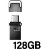 MF-CAU32128GBK USB������ USB3.2(Gen1)/3.1(Gen1)/3.0/2.0 2in1 �y Type-C / USB A �z �L���b�v�� �G���R�� 15548376