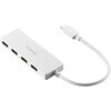 U3HC-H040WH USBハブ Type-C USB3.2(Gen1) 5Gbps 4ポート バスパワー コンパクト 薄型 ケーブル長 15cm 持ち運び 高速転送 エレコム 15688219