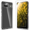 Google Pixel 7a ハイブリッドケース+ガラスフィルム+レンズ保護ガラスフィルム セット クリア&スタンダードサイズ スーパークリア&一体型 スーパークリア MSソリューションズ