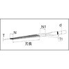 TDHM4-600 ダイヤモンドテーパーヤスリ(金型・超精密仕上げ用) TRUSCO 16259355