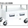 PEW-772WT-W フェニックスワゴン(省音タイプ・2列引出し付・天板あり) TRUSCO 16272612