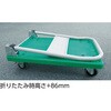 TP-702U 樹脂製運搬車グランカート(固定ハンドルタイプ・ウレタンキャスター) TRUSCO 16279174